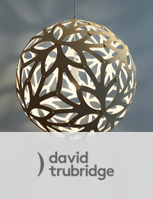 David Trubridge Floral Natural, Inside White